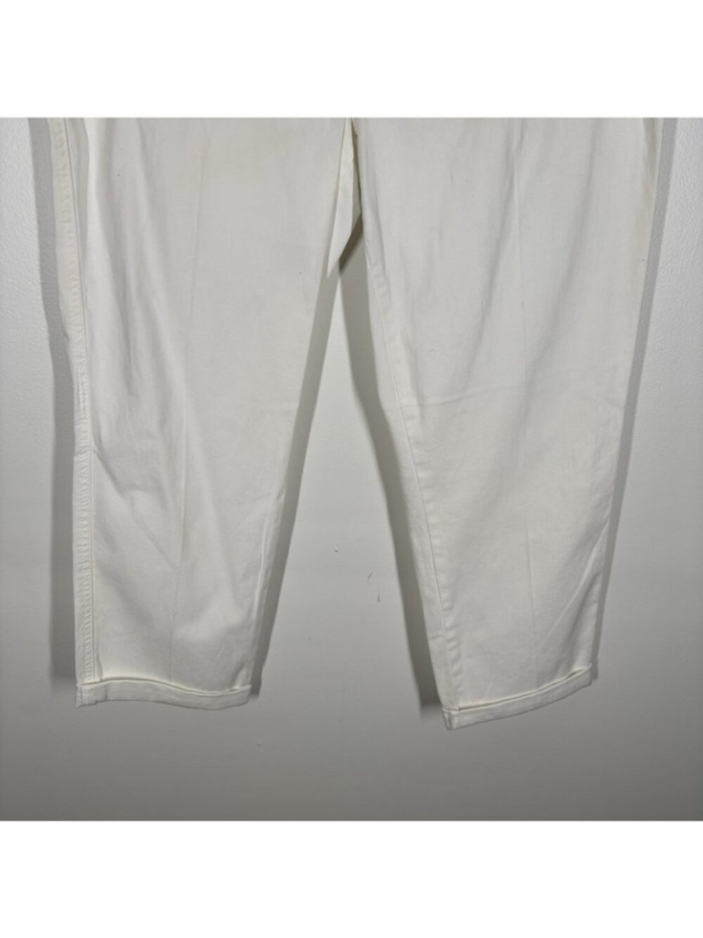 Democracy Women 16 White Stretch Twill Freedom Ankle Skimmer Pants NWT - Picture 3 of 12